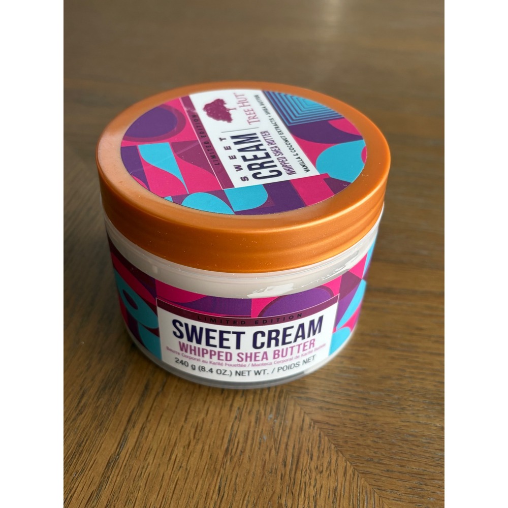 Tree Hut Sweet Cream Whipped Shea Butter Limited Edition 8.4 oz Body Cream